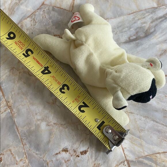 Ty Cream Plush Lamb with‎ Black Details